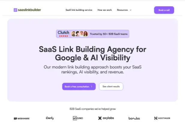 SaaS Link Builder — SaaS link building for Google rankings and AI visibility